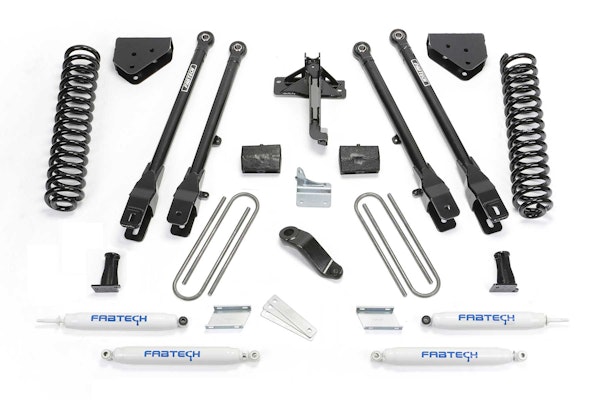 Fabtech K2216 4" 4 Link System with Performance Shocks