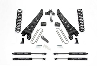 Fabtech K2218M 6" Radius Arm System with Stealth Shocks
