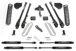 Fabtech K2257M 6" 4 Link Lift System with Stealth Shocks