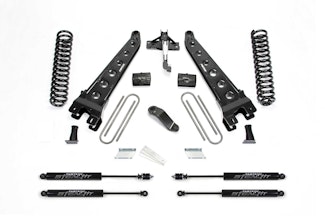 Fabtech K2282M 6" Radius Arm System with Stealth Shocks