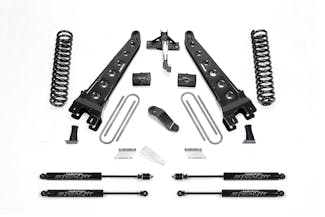 Fabtech K2282M 6" Radius Arm System with Stealth Shocks