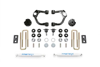 Fabtech K2322 3.5" Ball Joint UCA System with Rear Performance Shocks
