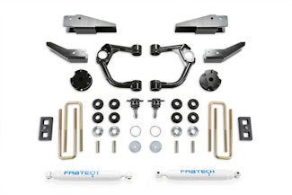 Fabtech K2323 3.5" Ball Joint UCA System with Rear Performance Shocks & Intursion Beam Kit