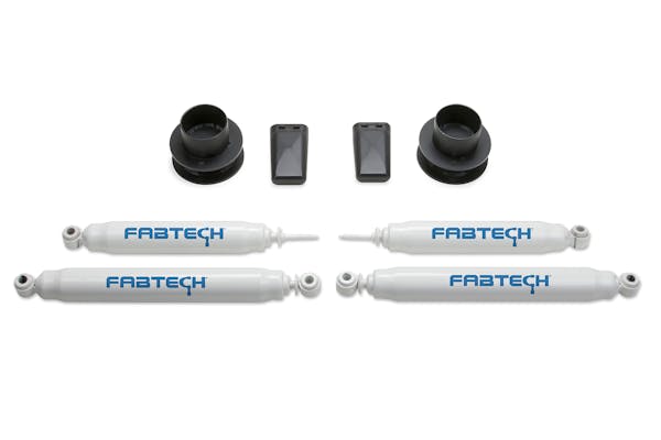 Fabtech K3056 2.5" Coil Spacer System with Performance Shocks