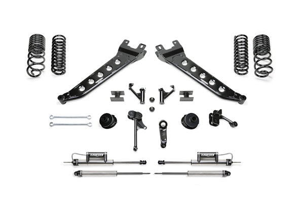 Fabtech K3140DL 6" Radius Arm System with Coil Springs & Dirt Logic Shocks