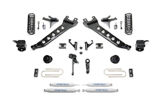 Fabtech K3147 7" Radius Arm System with Coil Springs & Performance Shocks