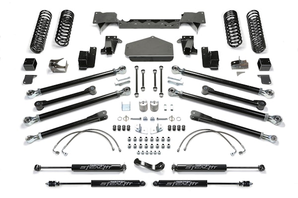 Fabtech K4072M 5" Crawler Long Travel Lift System with Stealth Shocks