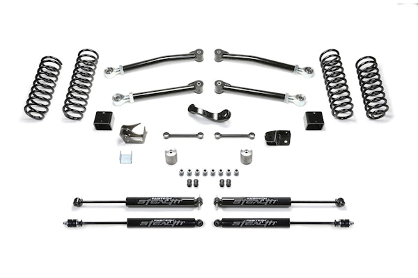 Fabtech K4089M 3" Trail System with Stealth Shocks