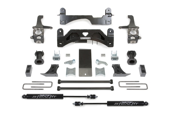 Fabtech K7009M 6" Basic System with Coilover Spacers & Stealth Shocks