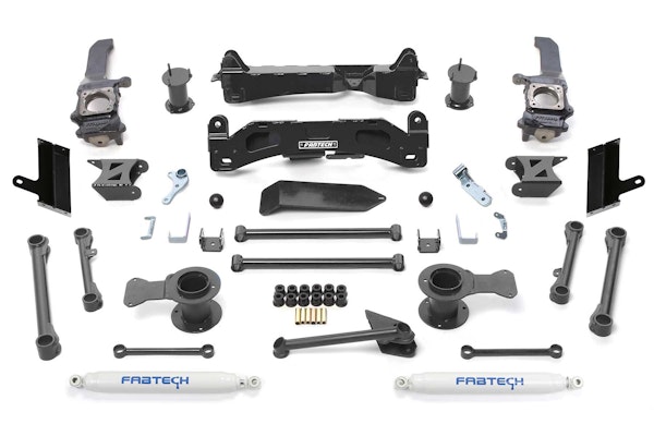 Fabtech K7059 6" Basic System with Rear Performance Shocks