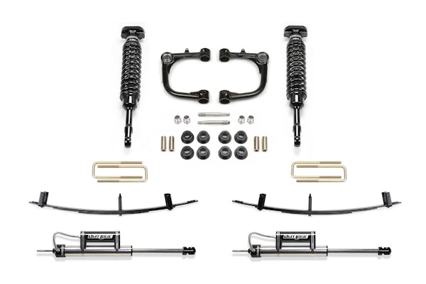 Fabtech K7064DL 3" Uniball UCA System with Front Coilovers & Rear Shocks