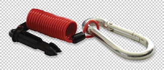 Fastway 80-01-2204 Zip 4' Coiled Breakaway Cable w/Plunger
