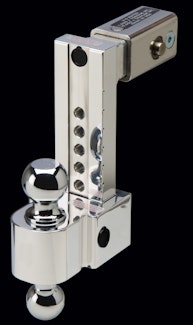 Fastway 44-00-4806 8" with 2.5" Shank Adjustable Locking Ball Mount 2" & 2 5/16" Chromed Balls