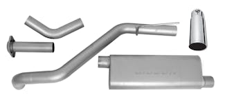 Gibson Performance Exhaust 17404 Cat Back Single Straight Rear Exhaust