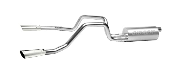 Gibson Performance Exhaust 5532 Cat-Back Dual Split Exhaust System, Aluminized