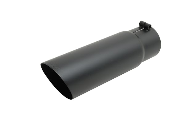 Gibson Performance Exhaust 500380-B Black Ceramic Single Wall Angle Exhaust Tip