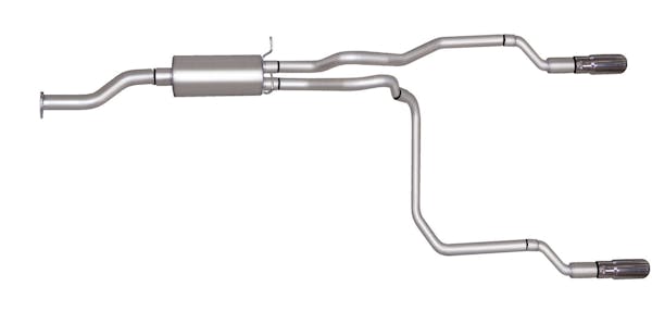 Gibson Performance Exhaust 5537 Cat-Back Dual Split Exhaust System, Aluminized