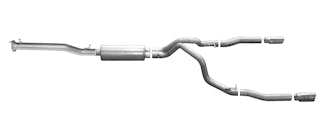 Gibson Performance Exhaust 5651 Cat-Back Dual Split Exhaust System, Aluminized