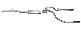 Gibson Performance Exhaust 5657 Cat-Back Dual Split Exhaust System, Aluminized
