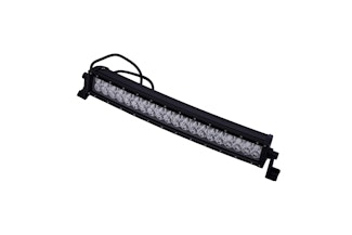 Iconic Accessories 514-1203 20 Dual-Row Curved LED Light Bar (8° Spot/90° Flood, 10,800 lm, Chrome Face)
