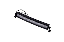 Iconic Accessories 514-1203 20 Dual-Row Curved LED Light Bar (8° Spot/90° Flood, 10,800 lm, Chrome Face)