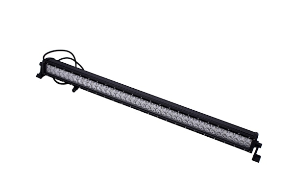 Iconic Accessories 513-1401 40 Dual-Row Straight LED Light Bar (8° Spot/90° Flood, 21,600 lm, Chrome Face)