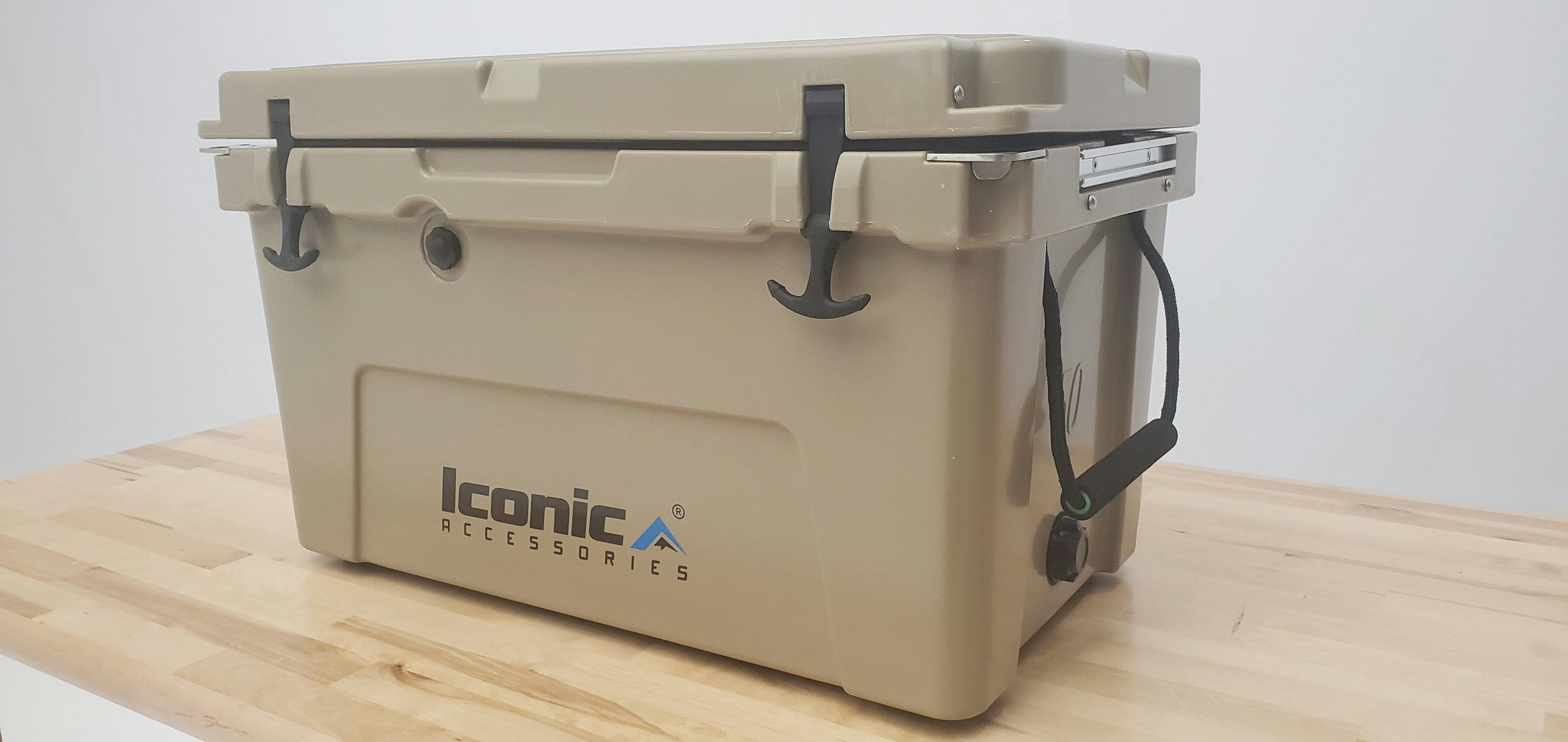 Iconic Accessories 810-1050 50QT Cooler Box with Aluminum T-Track