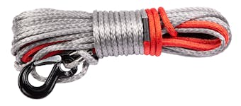 Iconic Accessories 431-82181 Synthetic Winch Rope, 11/32 X 100' w/hook rated at 10,000 lbs.