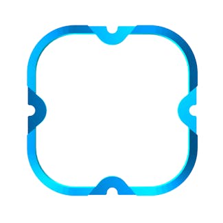 KC Hilites 30572 FLEX ERA® 4 - 1-Bezel Ring - ED Coated - Blue