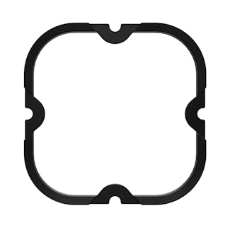 KC Hilites 30573 FLEX ERA® 4 - 1-Bezel Ring - ED Coated - Black