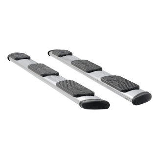 LUVERNE 477114-401448 Regal 7 Polished Stainless 114" Oval W2W Steps, Select Silverado, Sierra 1500