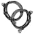 Oracle Lighting 5843-504 Adjustable 7in. Headlight Brackets (Pair)