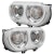Oracle Lighting 7132-001 Pre-Assembled LED Halo Headlights