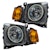 Oracle Lighting 7133-001 Pre-Assembled LED Halo Headlights