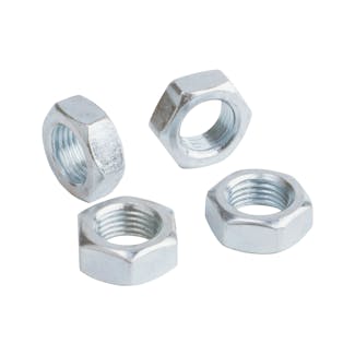 QA1 JNL6S-6PK Nut Jam Carbon Cp 6-Pk Lh 3/8-24 Unf 9/16 Hex
