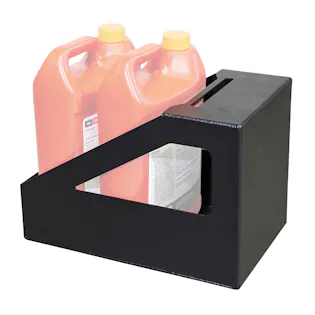 Raptor Series 100016 Motor Oil & Lubricant Bottle Rack, Black Textured