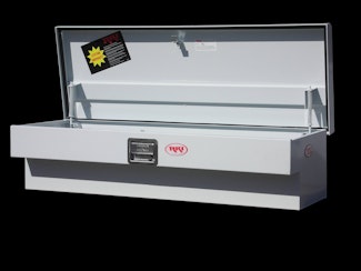 RKI Truck Equiptment 50SW 50" wide steel side box (White)