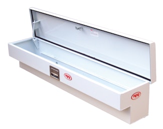 RKI Truck Equiptment 61S 61" steel side box (White)