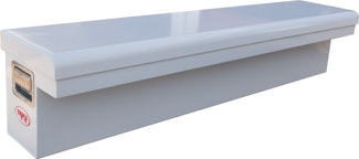 RKI Truck Equiptment 61SLP 61" low profile steel side box (White)