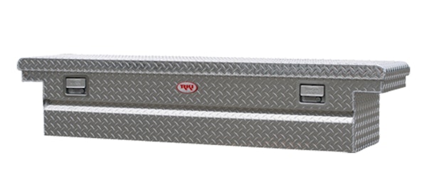 RKI Truck Equiptment C63LPNA Single Lid Aluminum Low Profile Narrow Crossbox-Full Size Trucks