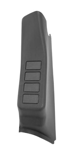 Rugged Ridge 17235.58 A-Pillar 4 Switch Pod, Black Left