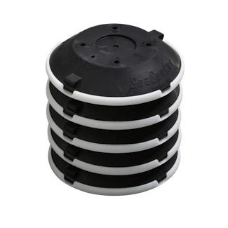 SeaSucker CX2008B 6" Vacuum Pad - 5 Pack (Black)