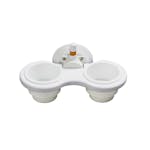 SeaSucker MC5301W Vertical Mount 2-Cup Holder, White