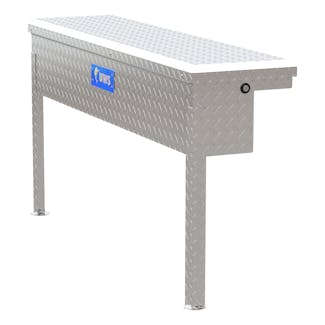 UWS EC30201 48 Low-Profile Truck Side Tool Box, bright aluminum (packed for parcel shipping