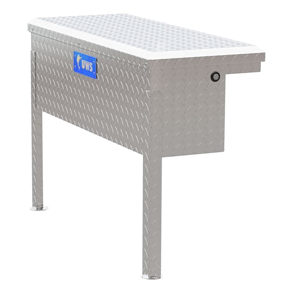 UWS TBSM-36-LP 36 Low-Profile Truck Side Tool Box, bright aluminum
