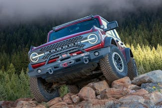 WARN 107856 Elite Front Bumper with Grille Guard Tube