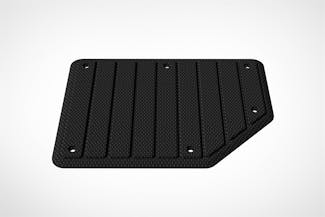 3D MAXpider 2104F Friction Ex-Plus Heel Pad Size F #9 10.5" X 8"