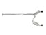 AFE 49-36701-B Takeda 3 IN to 2-1/2 IN 304 Stainless Steel Cat-Back Exhaust System w/Black Tips