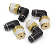 Air Lift Performance 21847 Elbow Male - 3/8" MNPT x 1/4" PTC - DOT - SMC # KV2L07-36S