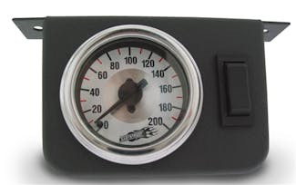 Air Lift Performance 26157 Dual Needle Gauge Panel with two switches - 200 PSI